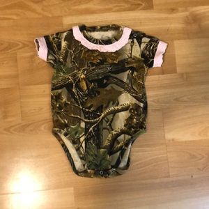 Cabela’s camo and lace bodysuit 12 months